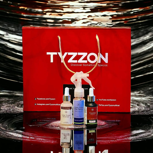 Tyzzon Premium Face & Hair Serum Combo Box – Whitening Glow + Anti-Hairfall Care
